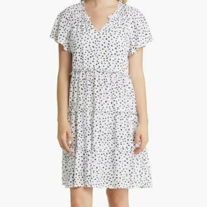 Beachlunchlounge Camilla Floral Flutter Sleeve Dress